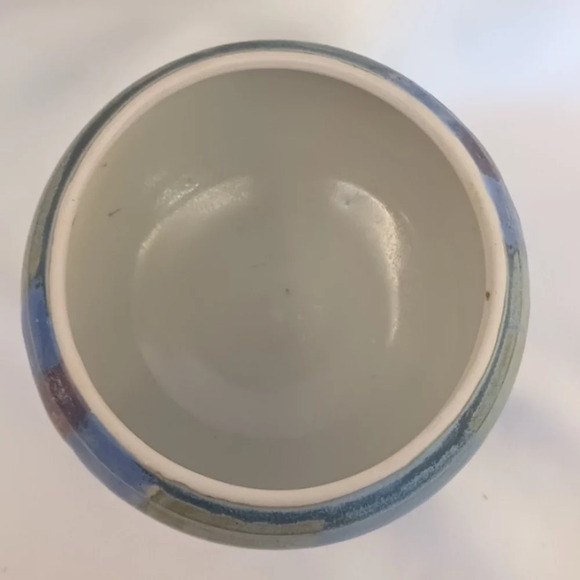 Authentic Lisa Koch studio art pottery dish with lid signed - Picture 3 of 7